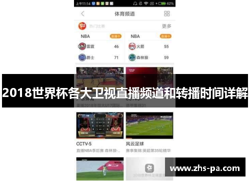 2018世界杯各大卫视直播频道和转播时间详解 2018世界杯各大卫视直播频道和转播时间详解