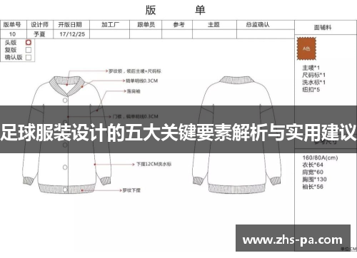 足球服装设计的五大关键要素解析与实用建议 足球服装设计的五大关键要素解析与实用建议