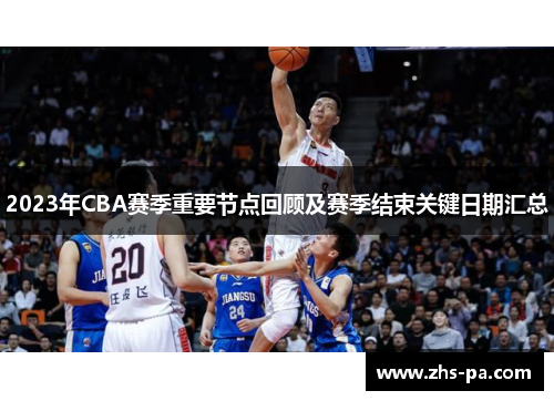 2023年CBA赛季重要节点回顾及赛季结束关键日期汇总