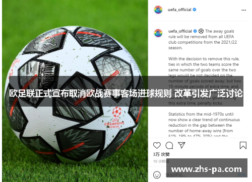 欧足联正式宣布取消欧战赛事客场进球规则 改革引发广泛讨论 欧足联正式宣布取消欧战赛事客场进球规则 改革引发广泛讨论
